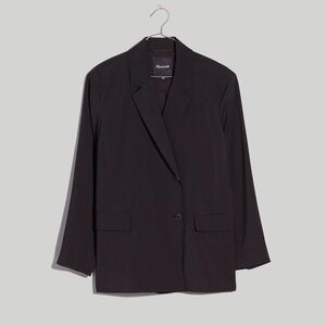 Madewell The Relaxed Oversized Lightweight Blazer Softdrape